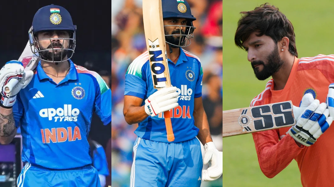 Virat Kohli, Ruturaj Gaikwad and Rajat Patidar | Getty/X
