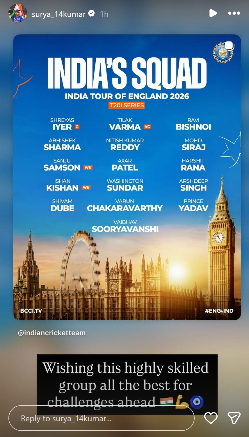 Photo- Suryakumar Yadav Instagram