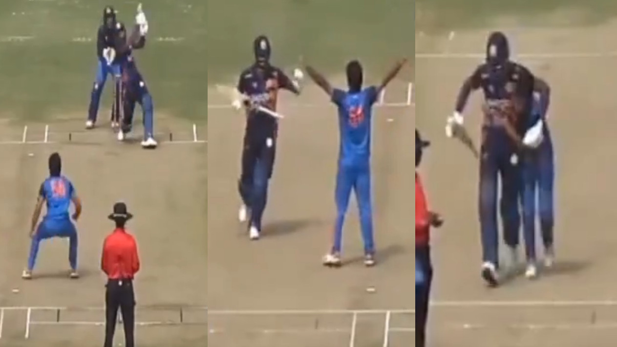 WATCH- Hardik Pandya hugs Ravi Bishnoi after the spinner dismisses him SMAT 2025