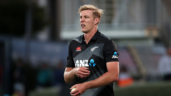 NZ v BAN 2021: Kyle Jamieson fined 15% of his match fees for breaching ICC code of conduct