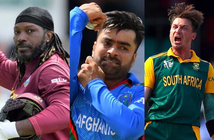 Gayle, Rashid and Steyn will be seen in action in PSL 2021 | Getty