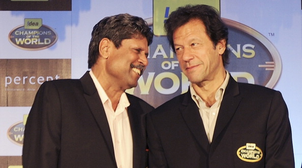 World Cup winning skippers Kapil Dev and Imran Khan | Getty