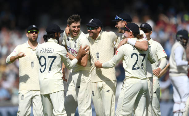 England delighted after the victory | Getty