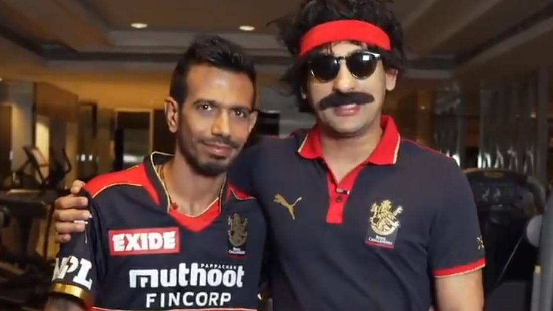 IPL 2021: WATCH - Yuzvendra Chahal completes 100 matches for RCB; Mr. Nags pulls his leg