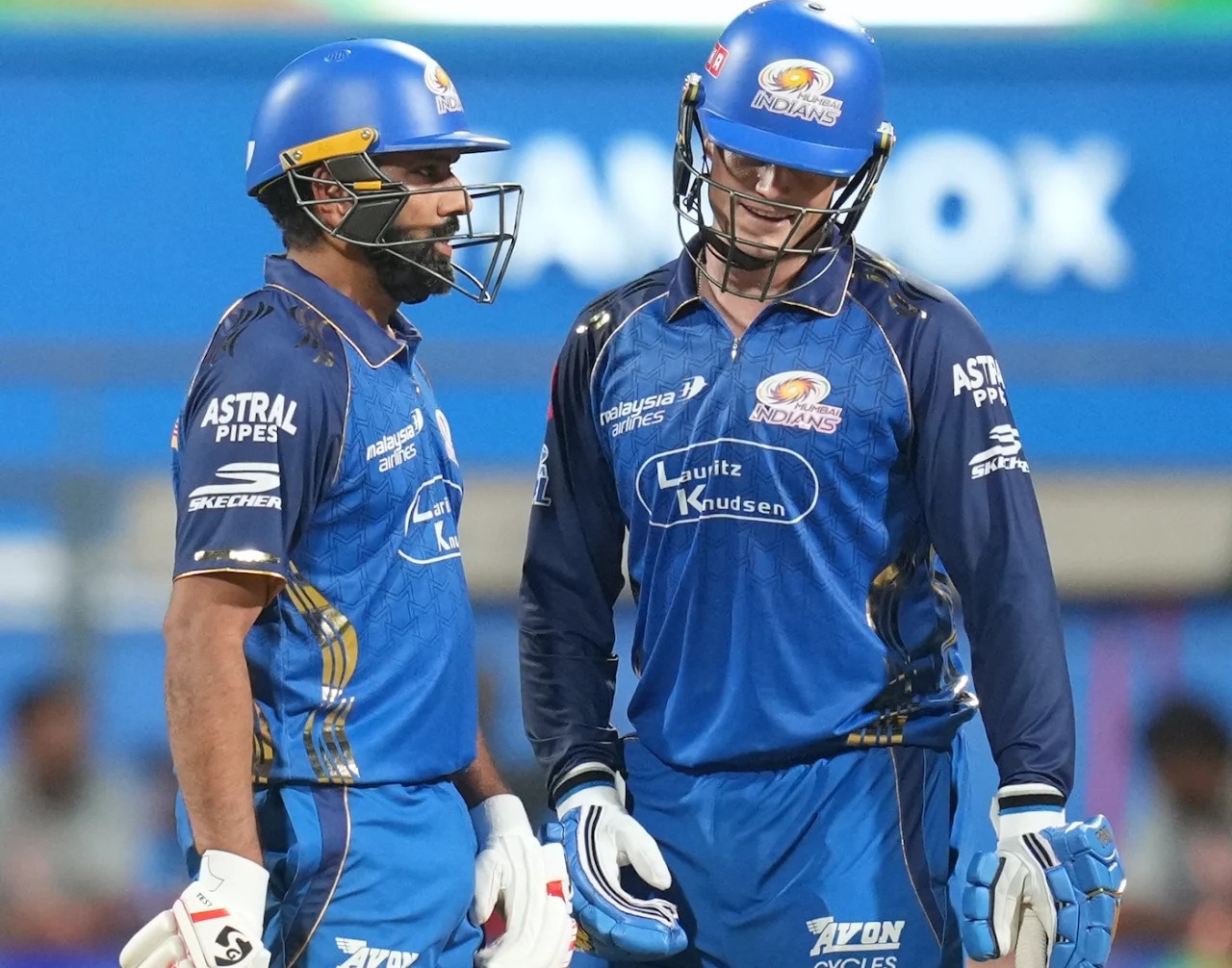 Rohit Sharma and Ryan Rickelton | BCCI-IPL