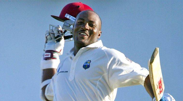 Brian Lara celebrates his 400* | Getty