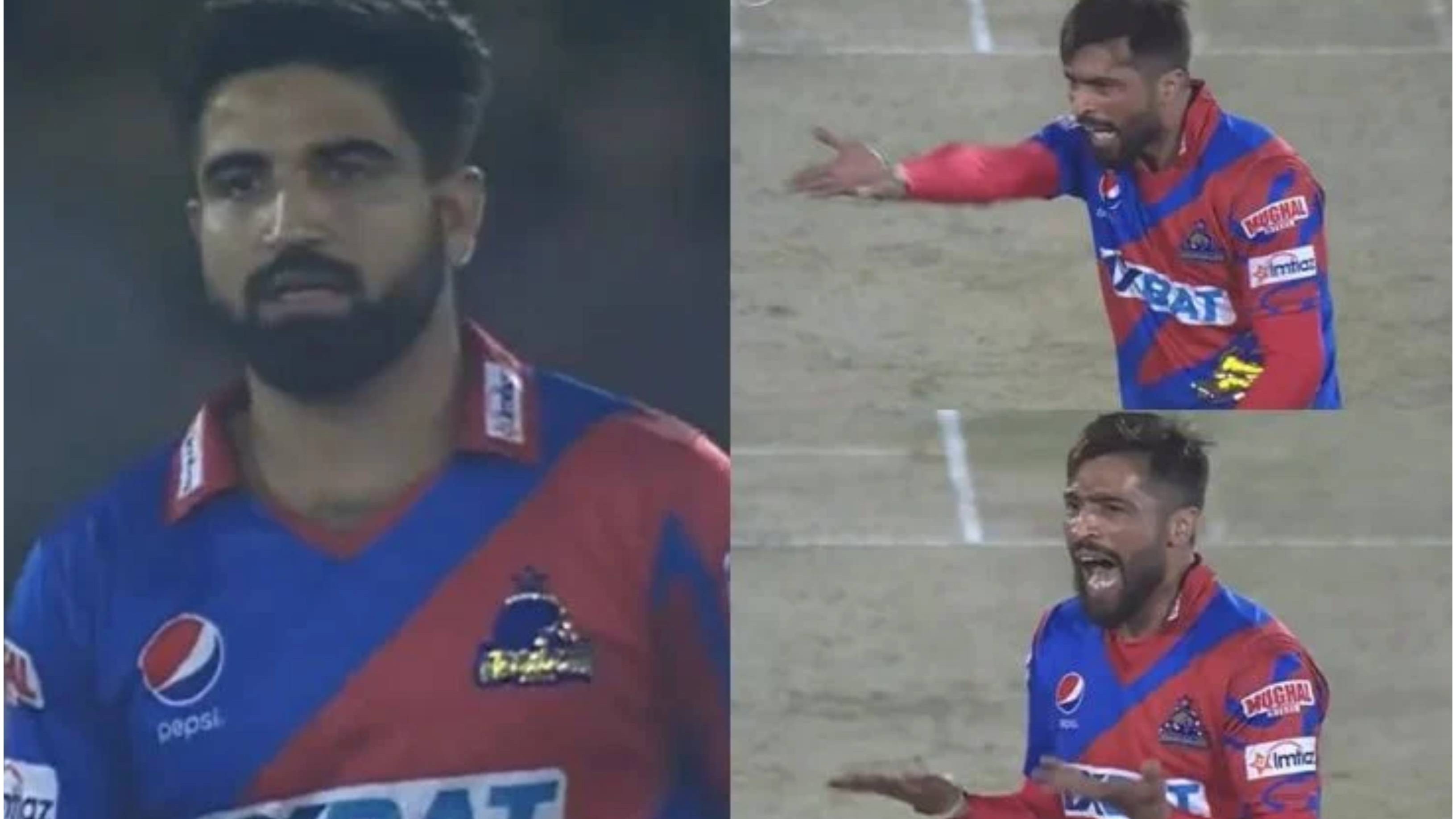 PSL 2023: WATCH – Mohammad Amir screams at his teammate during a PSL match against Quetta Gladiators