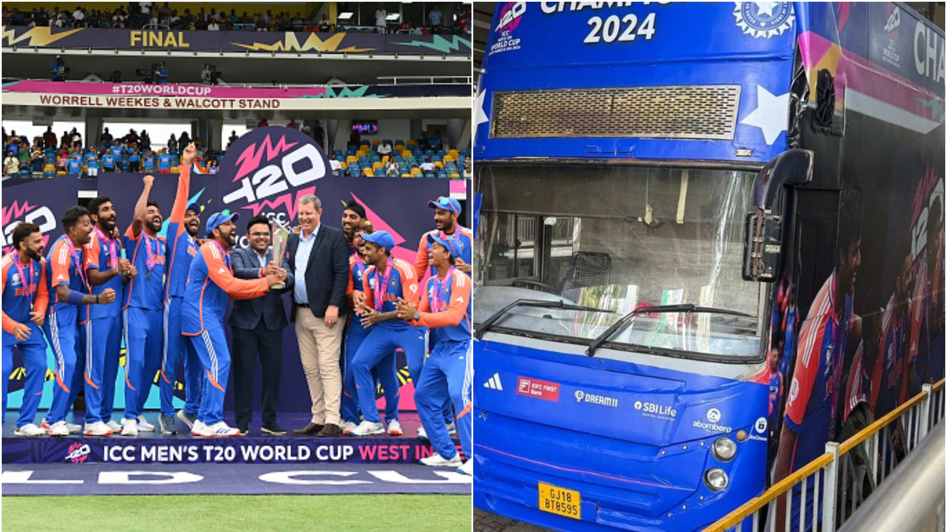 T20 World Cup 2024: WATCH - Video of Team India’s victory parade bus goes viral on social media