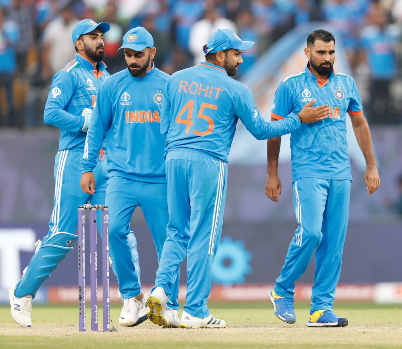 Rohit Sharma with Mohammad Shami  | Getty