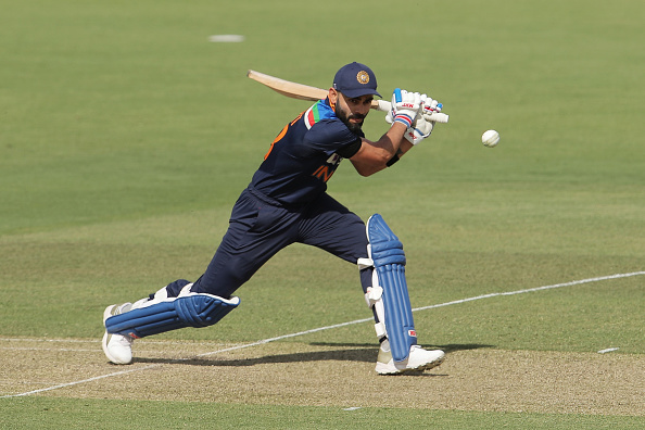 Kohli became the fastest to 12,000 ODI runs, breaking Sachin Tendulkar's record | Getty