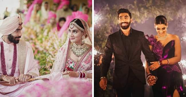 Jasprit Bumrah tied the knot with Sanjana Ganesan.last month in Goa | Instagram