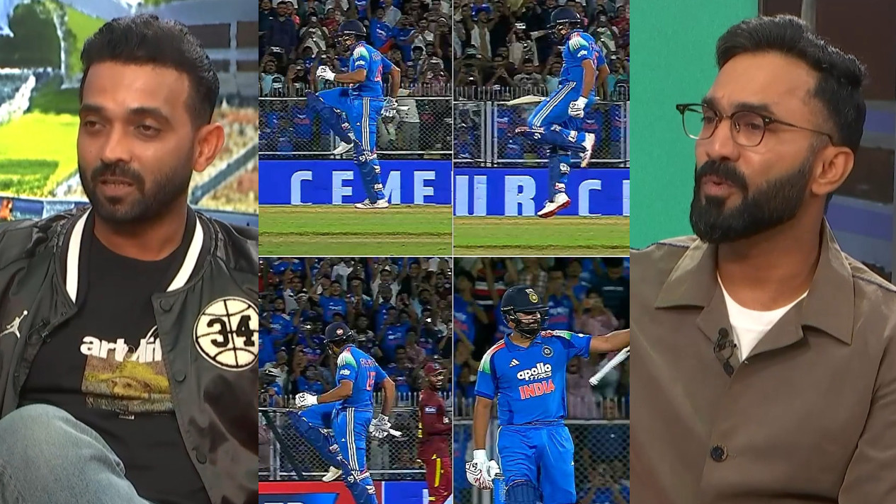 IND v WI 2026: WATCH- “That celebration felt like relief”- Karthik and Rahane react to Rohit Sharma’s century in 2nd ODI in Guwahati