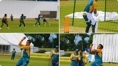 Pakistan players training in bio-bubble in England | PCB Twitter