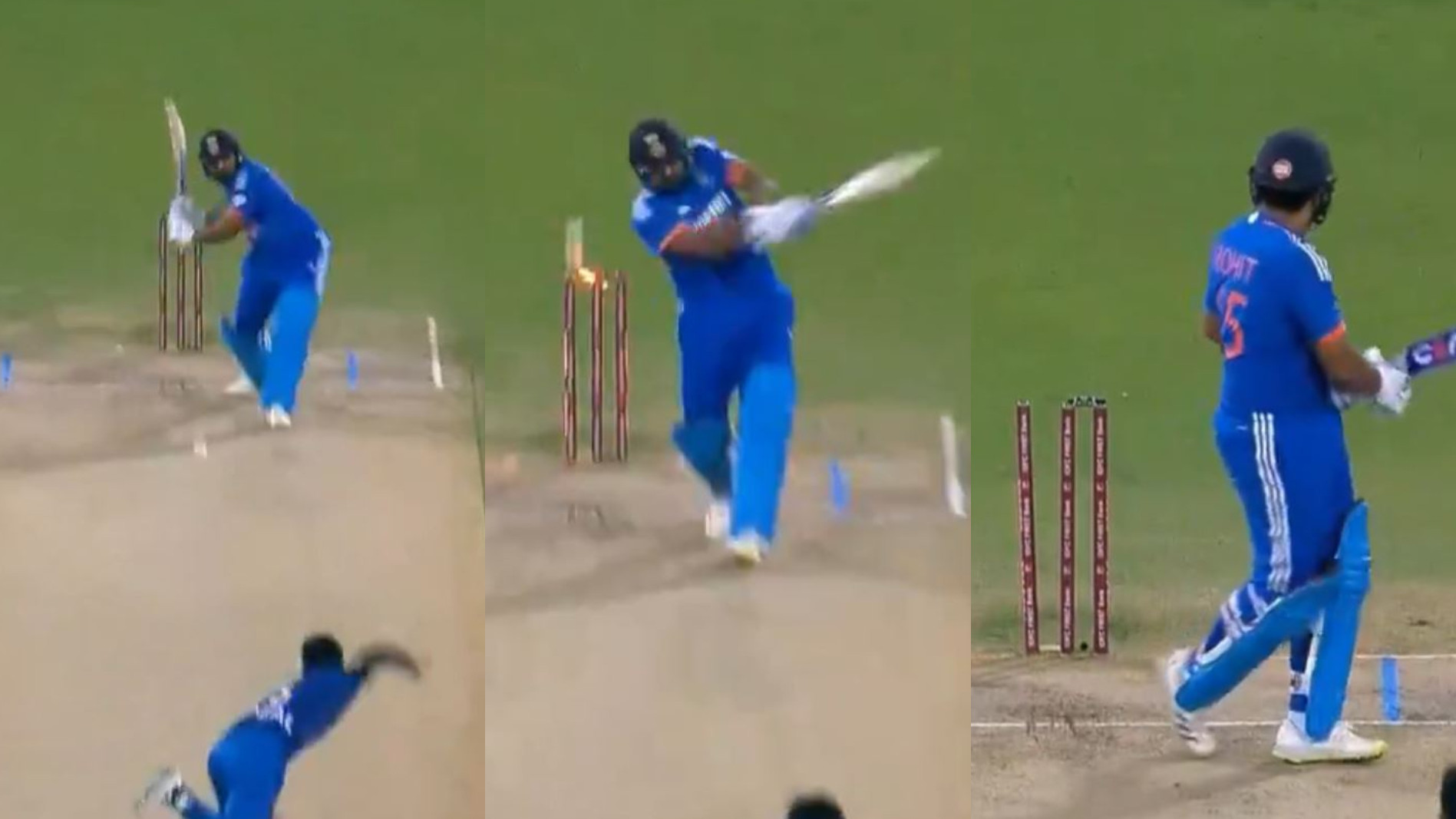 IND v AFG 2024: WATCH- Rohit Sharma dismissed for golden duck; fans react to his consecutive ducks on T20I return