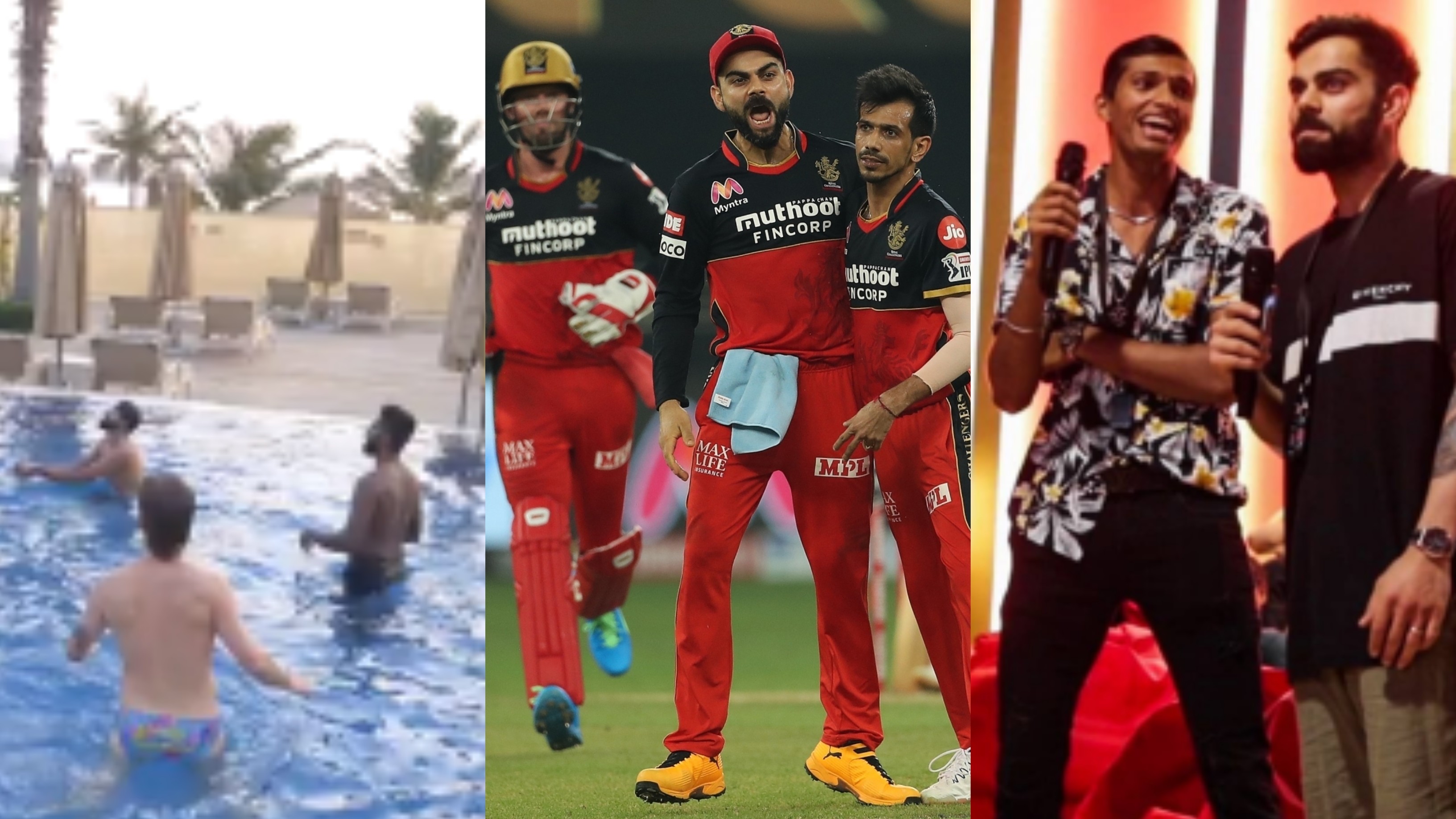 IPL 2020: WATCH - RCB players and support staff enjoy time off with pool volleyball and karaoke night 