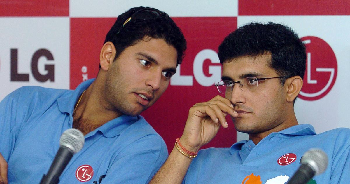 Yuvraj picked Sourav Ganguly as better captain over Rahul Dravid and MS Dhoni | X