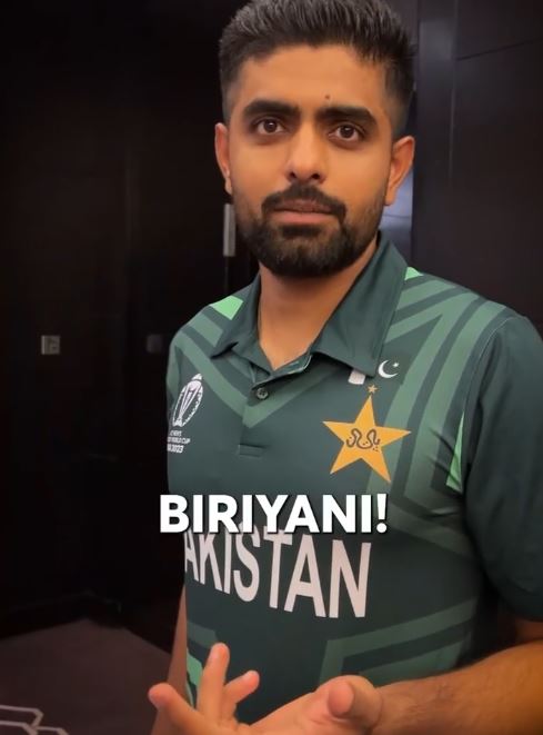 Babar Azam rated Hyderabadi Biryani 8/10 | ICC