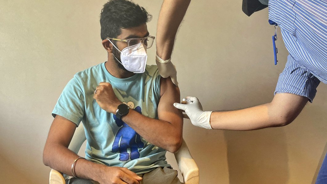Jasprit Bumrah receives first dose of COVID-19 vaccine; urges everyone to stay safe