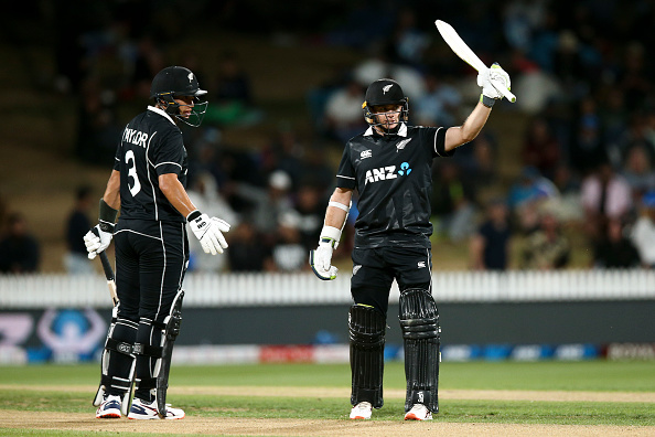 Ross Taylor and Tom Latham played outstanding knocks to take New Zealand over the line | Getty