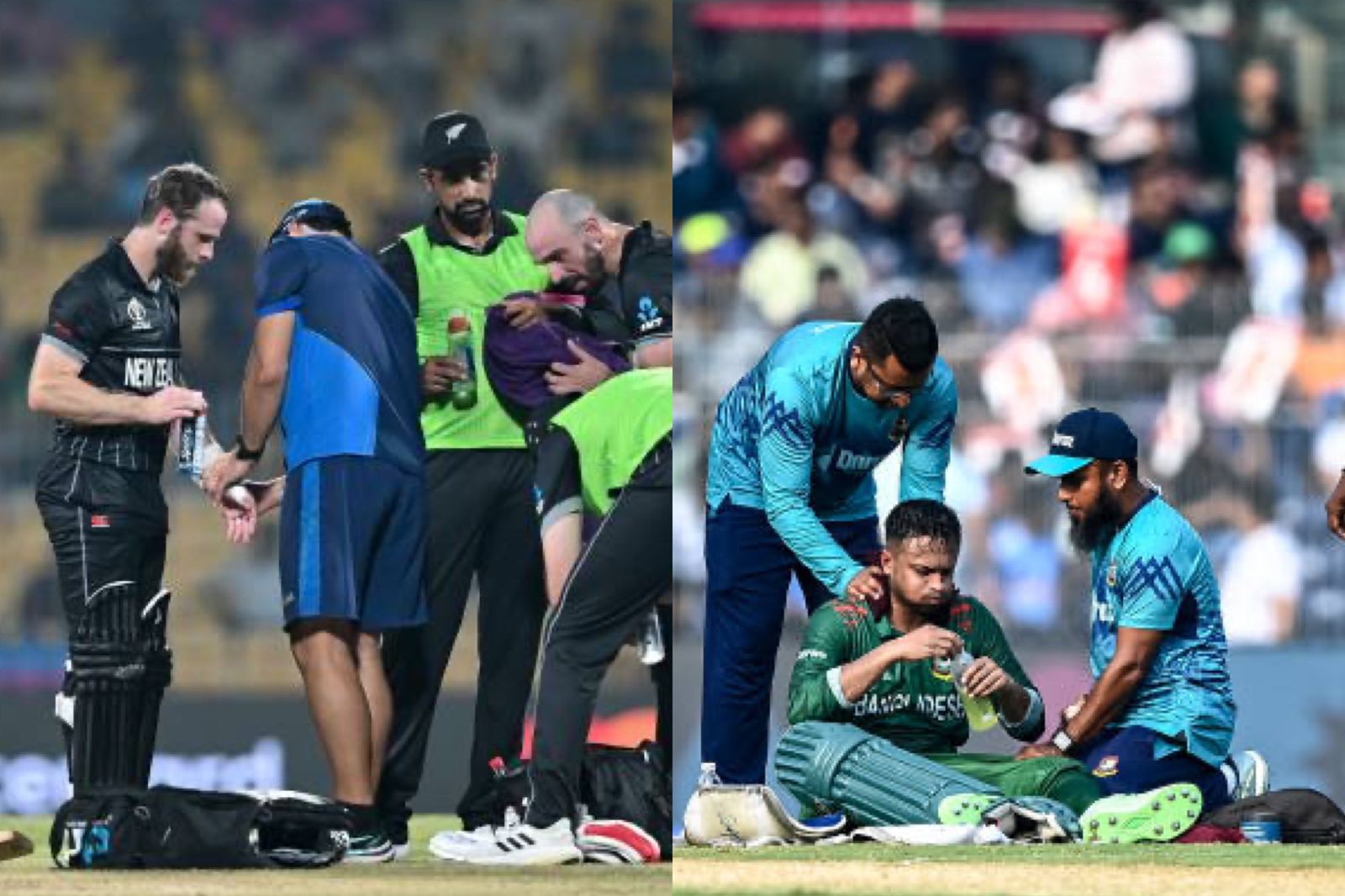 Kane Williamson and Shakib Al Hasan face injury scares | Getty Images 