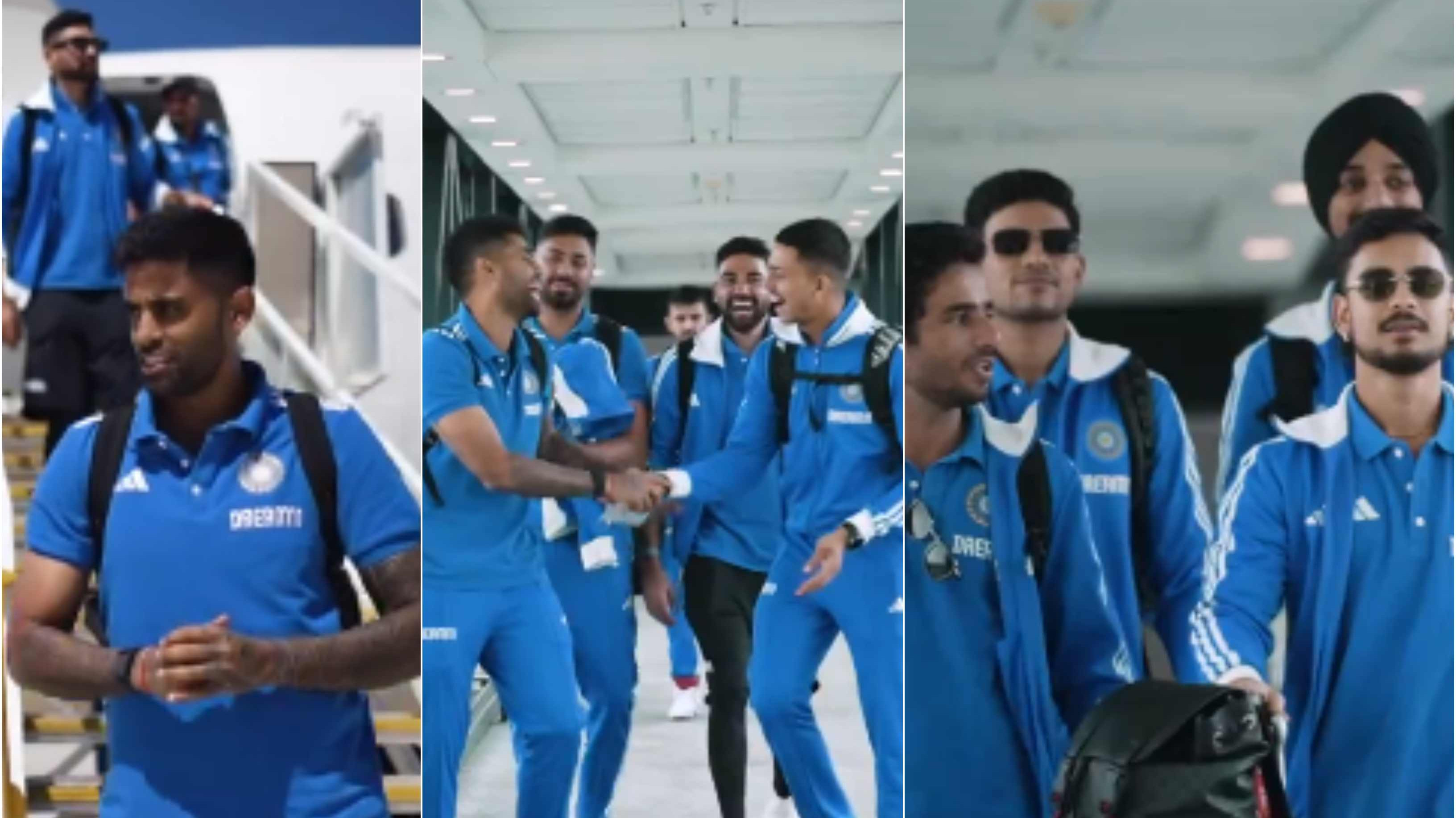 SA v IND 2023-24: WATCH – Team India arrive in Gqeberha for second T20I amid rousing reception from fans at airport