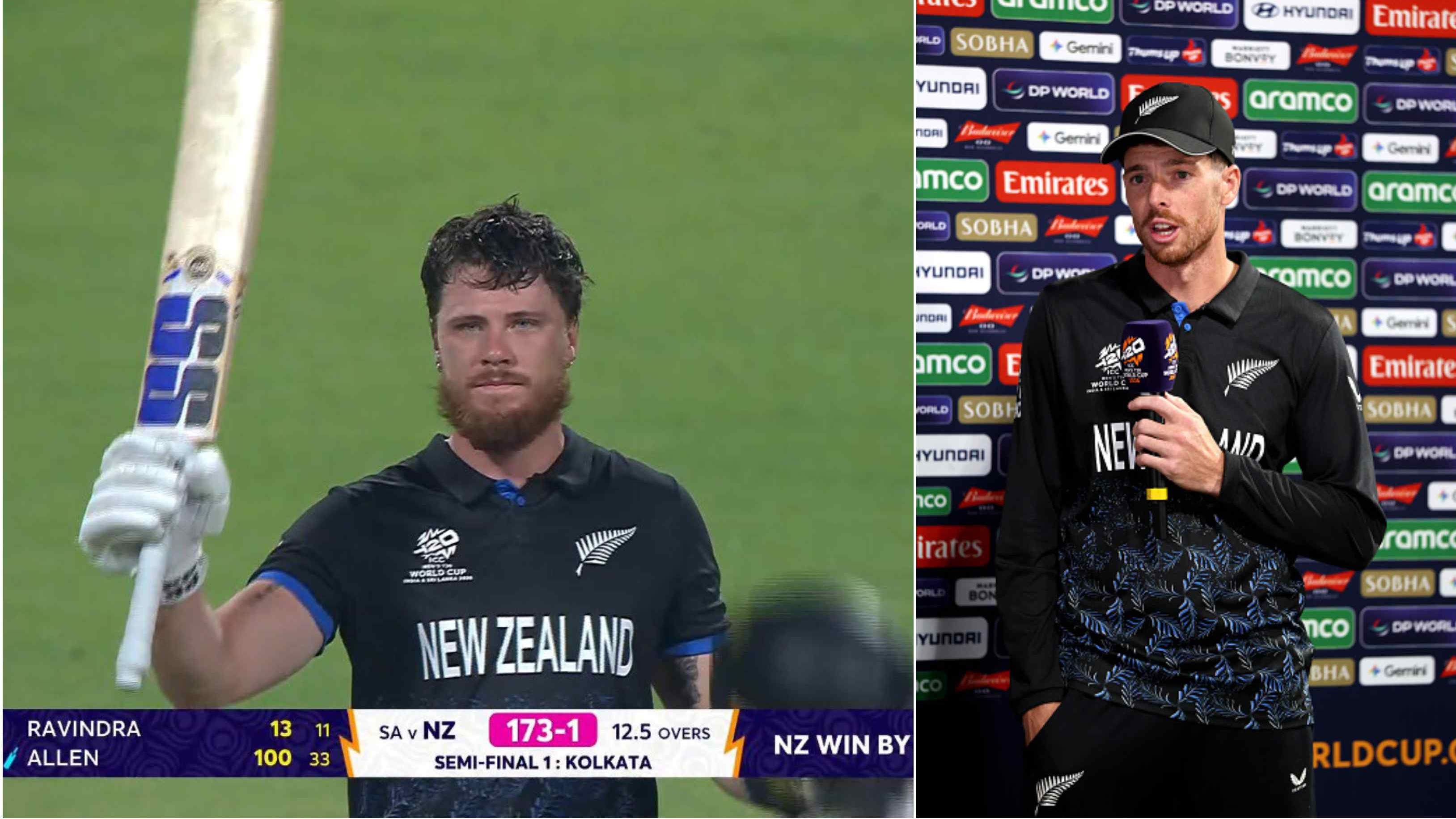 T20 World Cup 2026: “Not bad at all,” Mitchell Santner’s cheeky comment on Finn Allen’s 33-ball 100 in semifinal vs South Africa