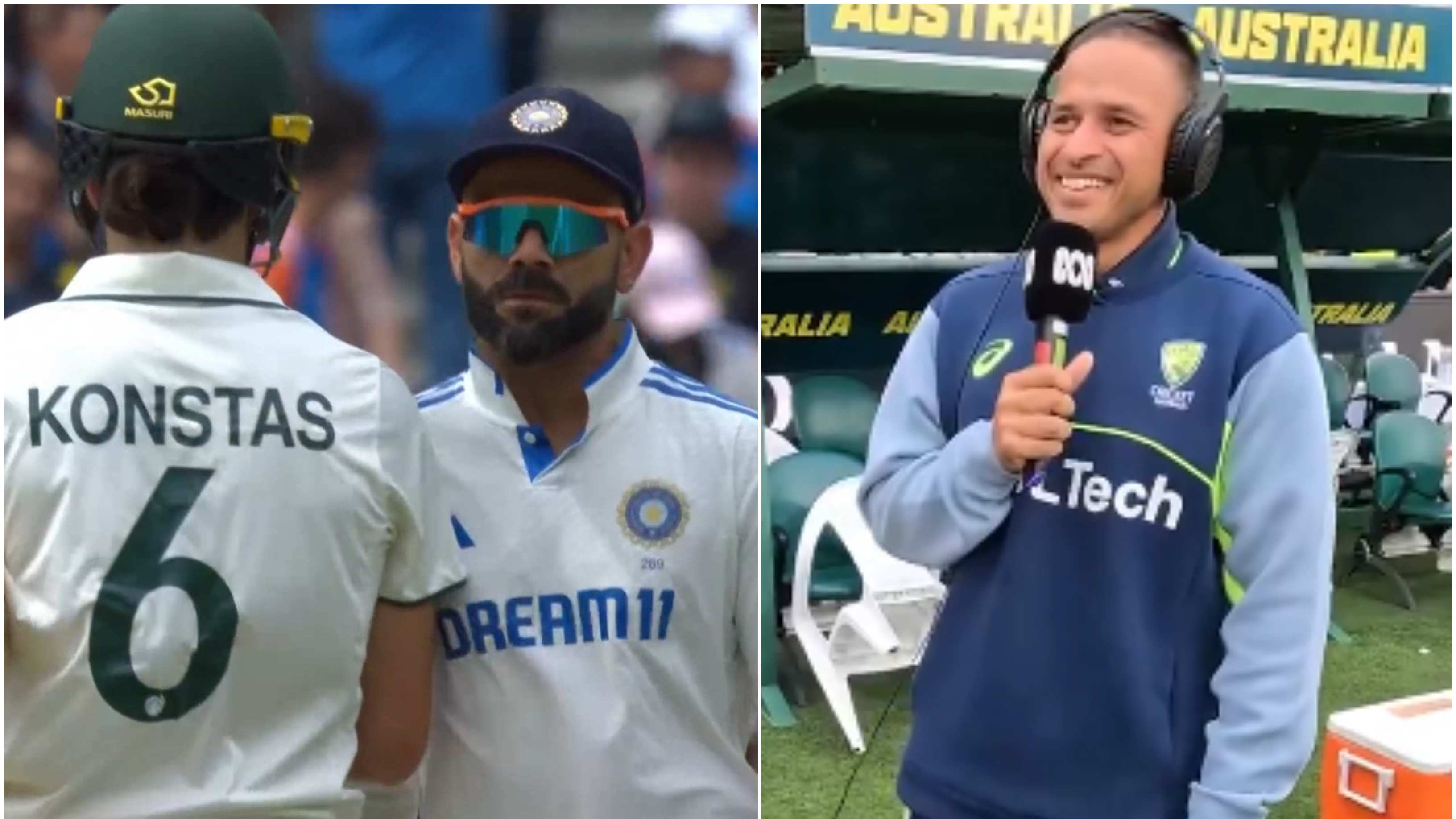 BGT 2024: WATCH – “I saw them collide. I was like…,” Usman Khawaja opens up on Kohli-Konstas altercation