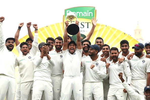 India finally ended their 71-year-long wait to win a Test series on Australian soil | Getty 