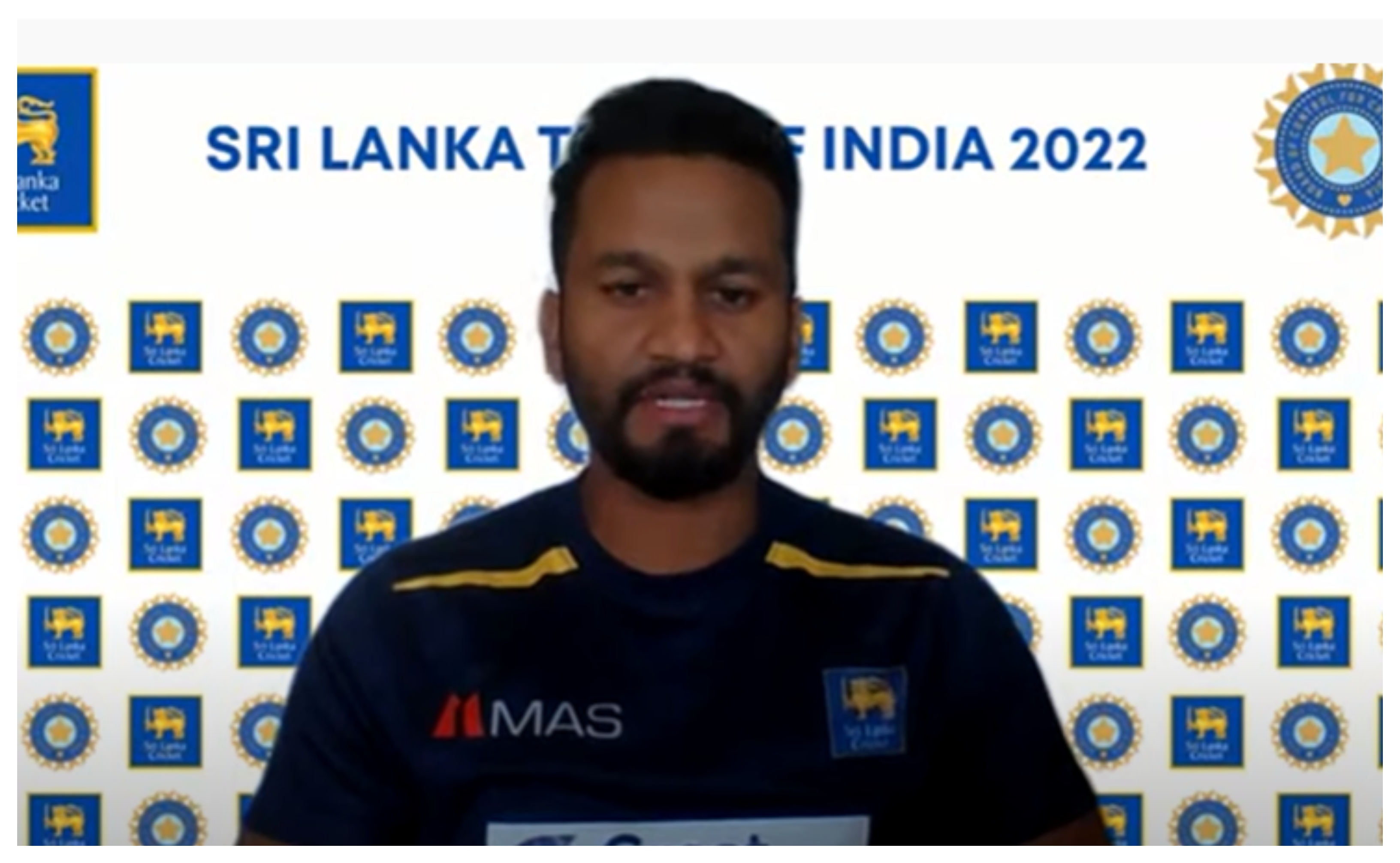 Dimuth Karunaratne | Sri Lanka Cricket/Screengrab