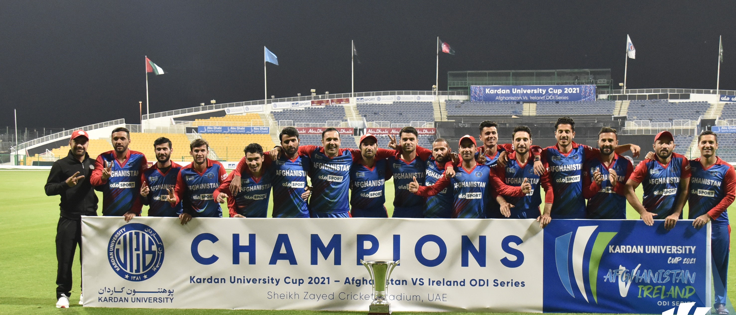 Afghanistan clinched the ODI series 3-0 against Ireland | ACB Twitter