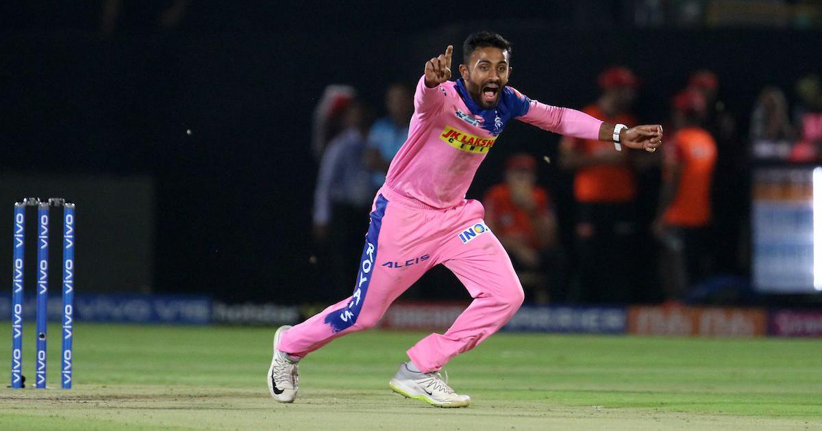 Shreyas Gopal has a hat-trick to his name for RR
