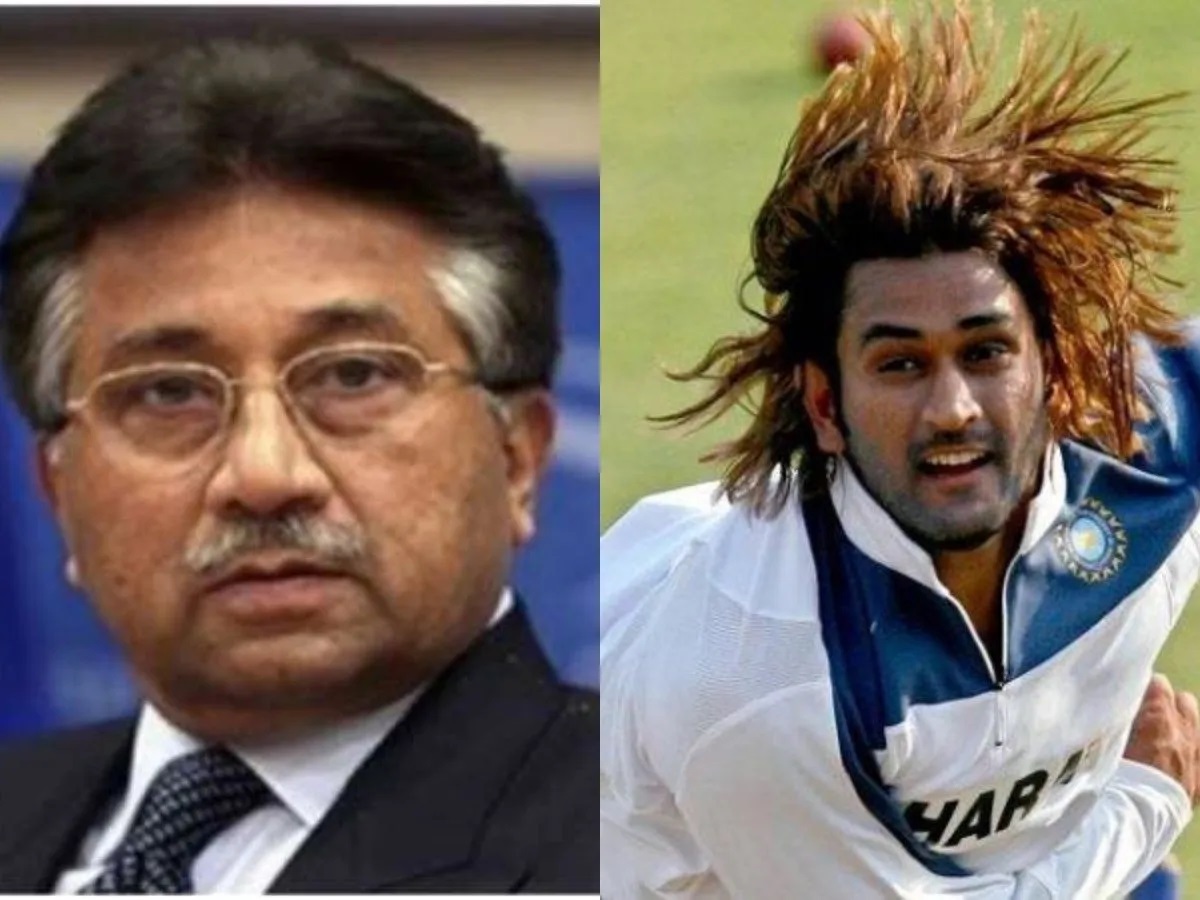 Then Pakistan President Parvez Musharraf had asked Dhoni to keep his long hair