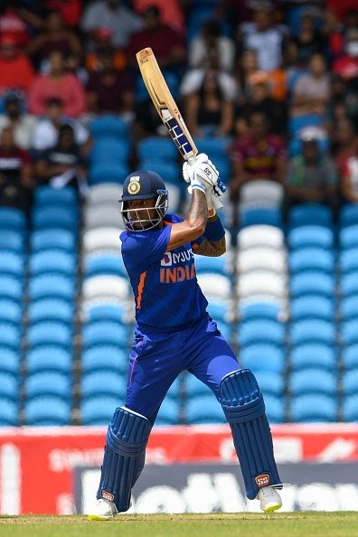 Suryakumar Yadav made 24 in 16 balls in 1st T20I | Getty