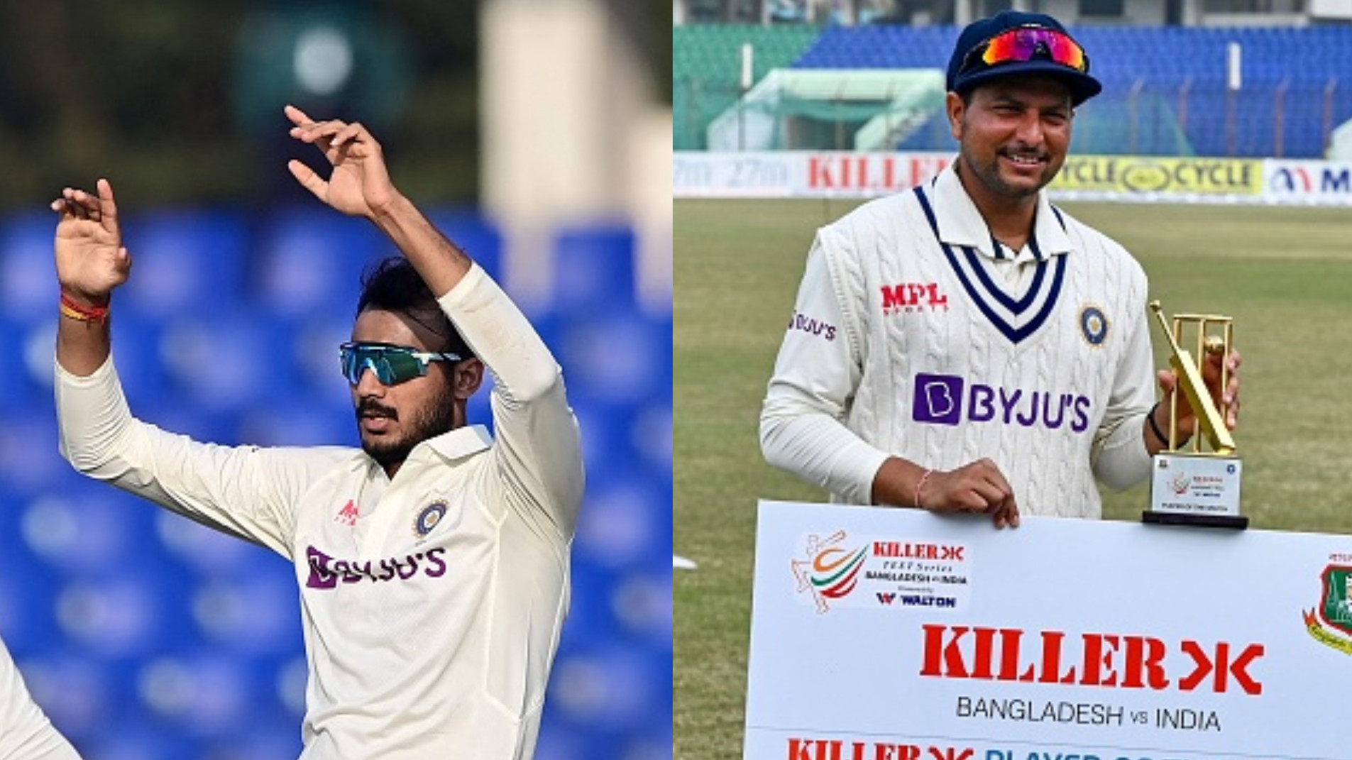 Akshar Patel attains career-best spot; Kuldeep Yadav jumps 19 spots in recent ICC Test rankings update