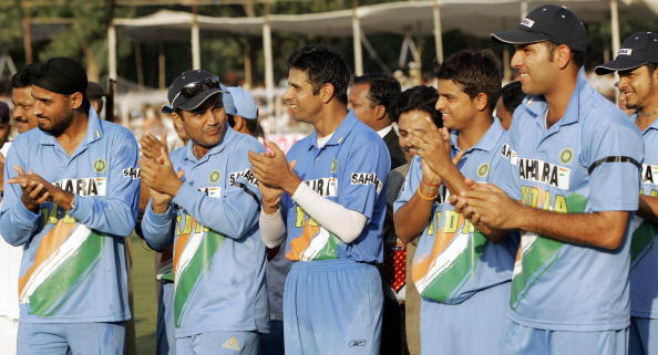 Rahul Dravid's Indian team had won 17 straight matches in ODIs while chasing | Getty