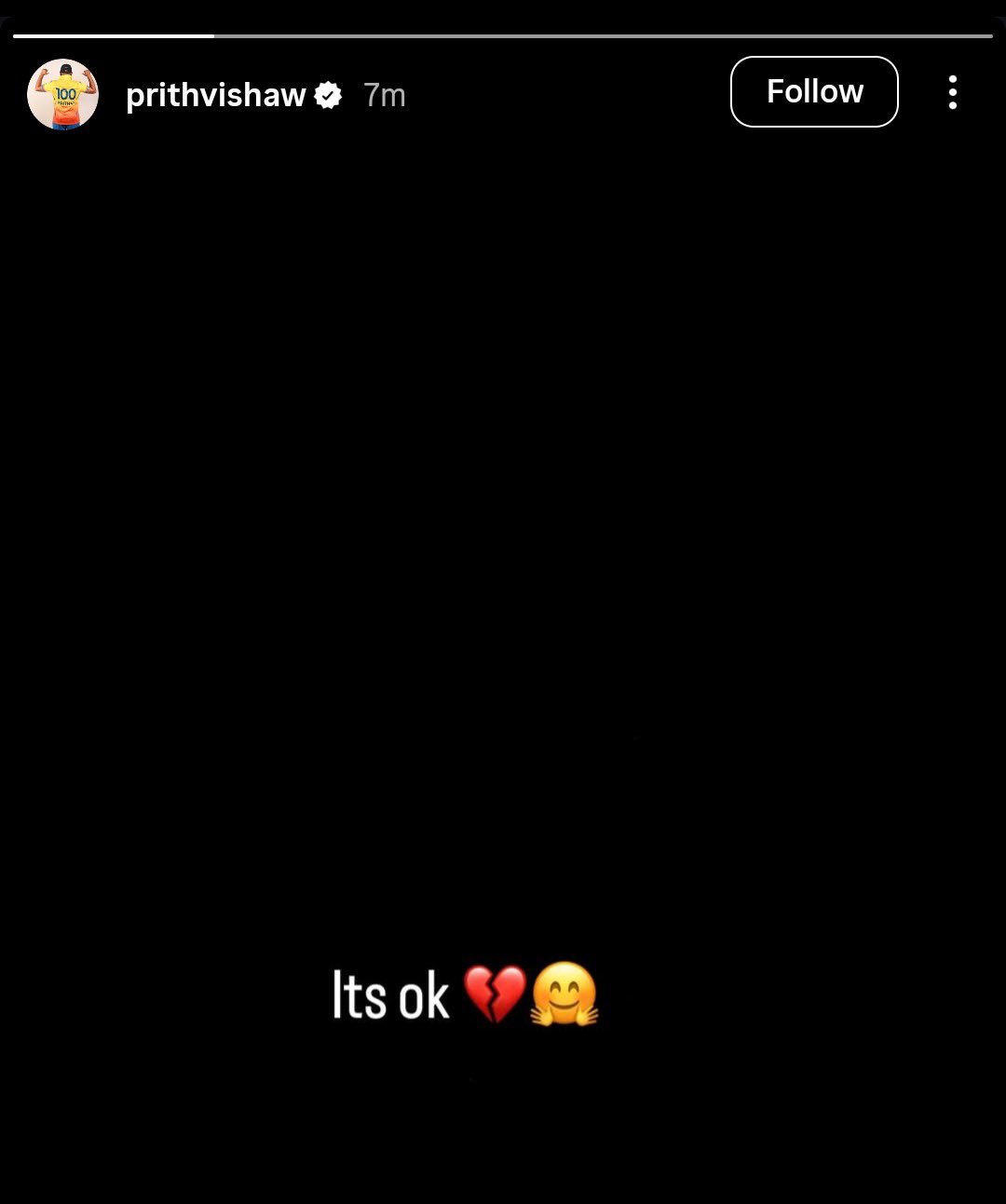 Photo Credit: Prithvi Shaw Instagram