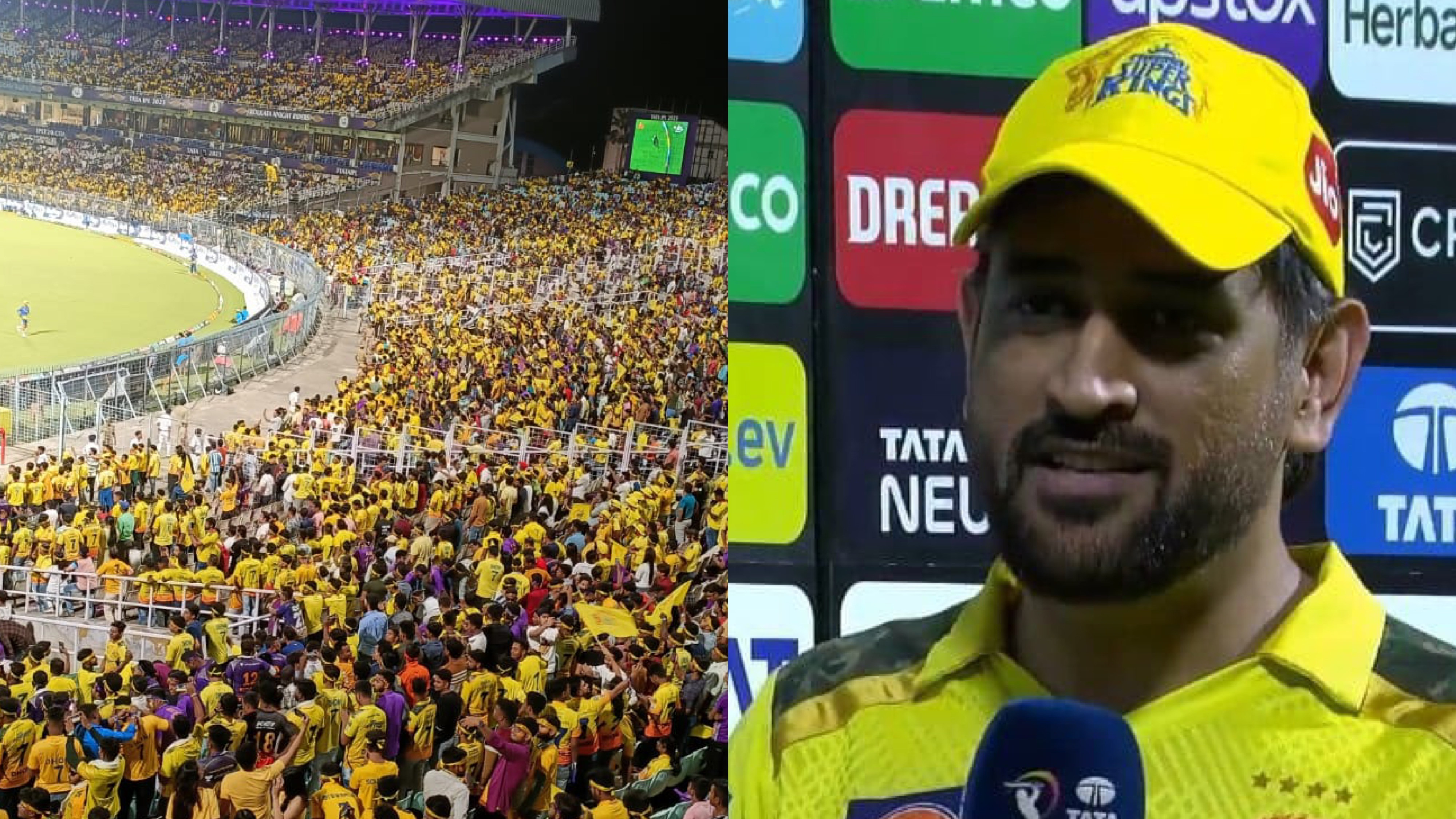 IPL 2023: “They are trying to give me a farewell,” MS Dhoni thanks Kolkata fans for support in KKR v CSK clash