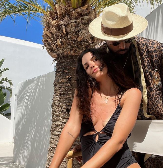 Hardik with wife Natasa on holidays in Santorini islands in Greece  | Instagram