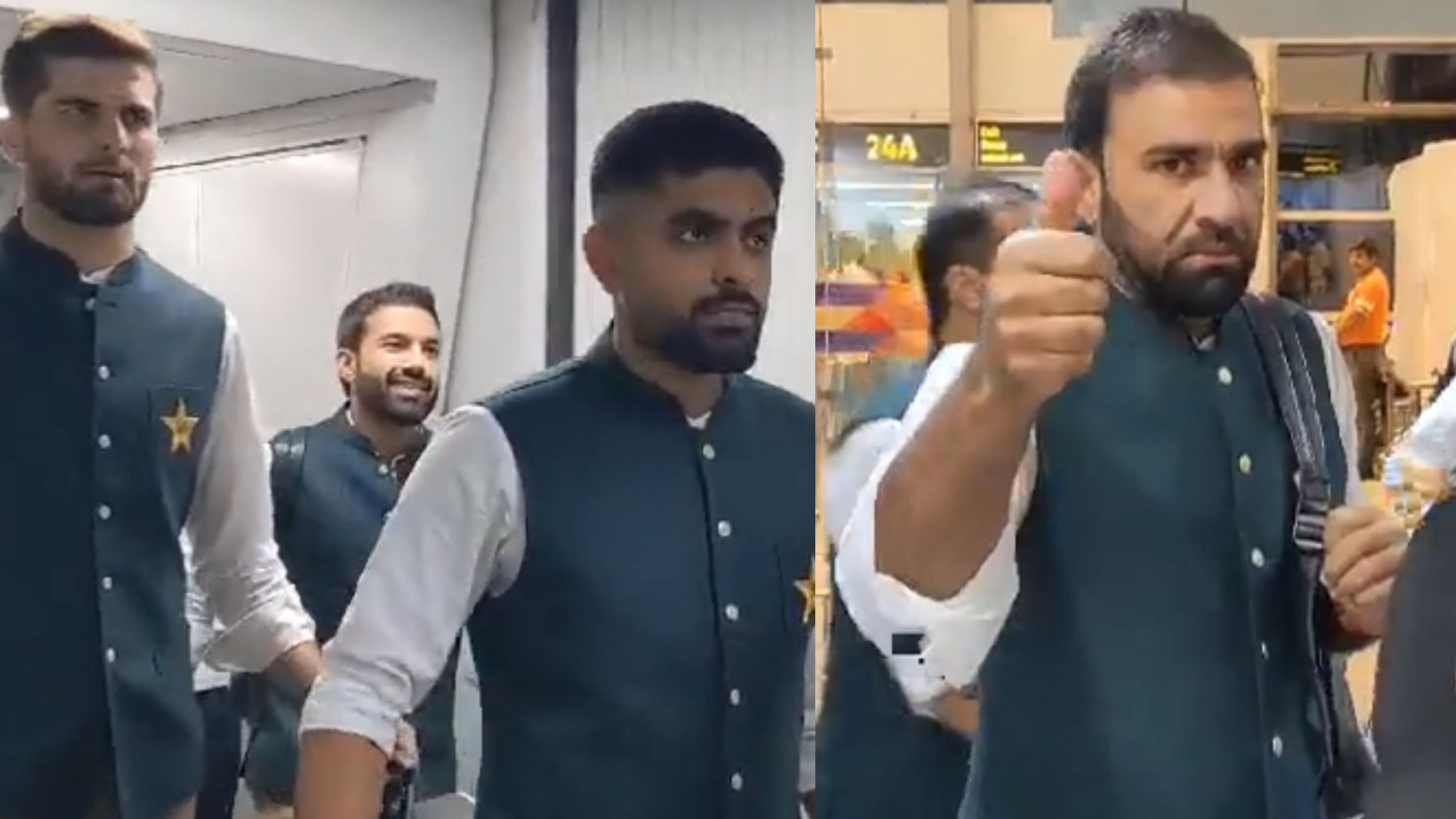 CWC 2023: WATCH- Pakistan arrive in Hyderabad for World Cup; their first visit in India since 2016