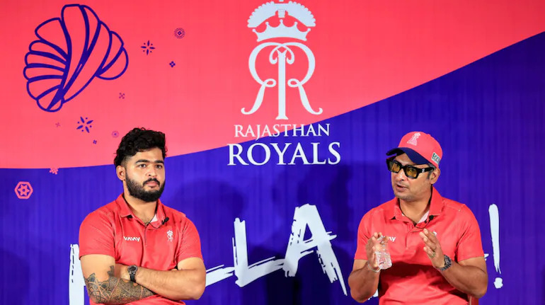 Rajasthan Royals is captained by Riyan Parag and coached by Kumar Sangakkara | RR X