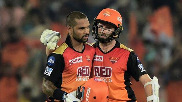 Shikhar Dhawan and Kane Williamson for SRH in IPL 2018 | BCCI-IPL