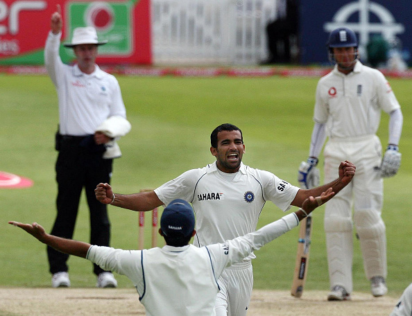 Zaheer Khan scalped 18 wickets in 3 Tests in 2007 against England | Getty