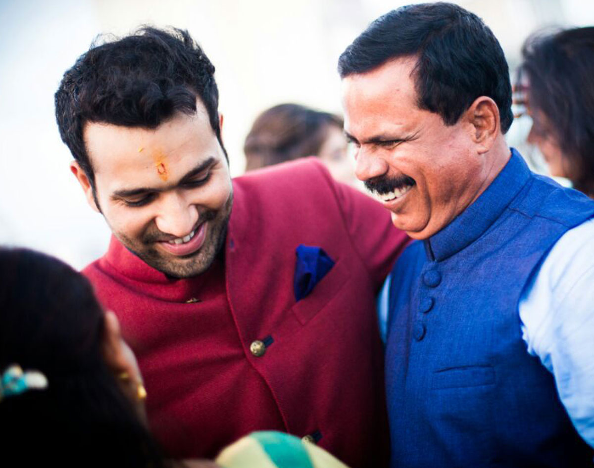 Rohit Sharma was coached in his formative years by Dinesh Lad | X