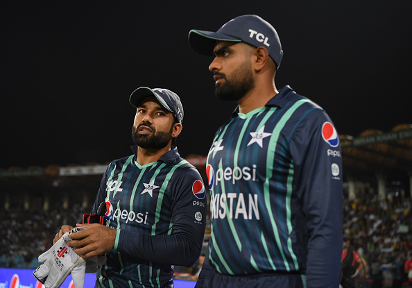 Mohammad Rizwan and Babar Azam | Getty