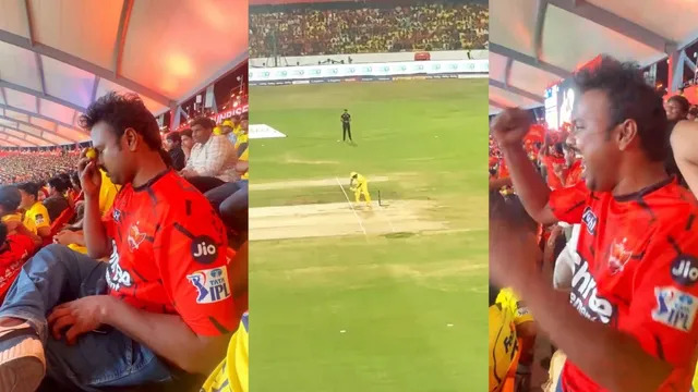 SRH fan did something and Shivam Dube got out the next ball  |X