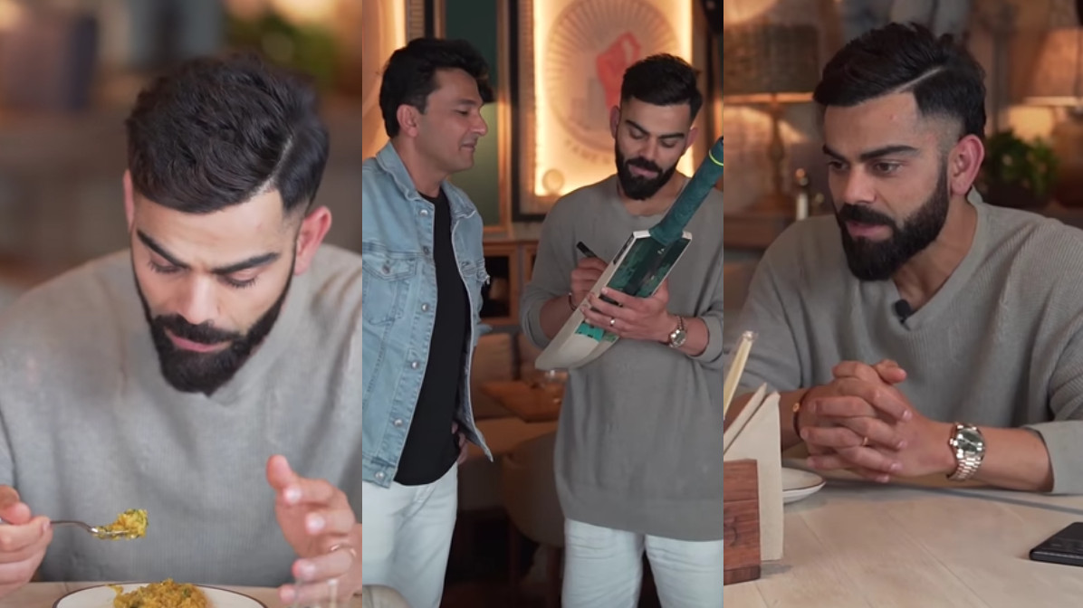 WATCH- Virat Kohli recalls the best Chinese food he ate while giving a tour of his new restaurant to Vikas Khanna