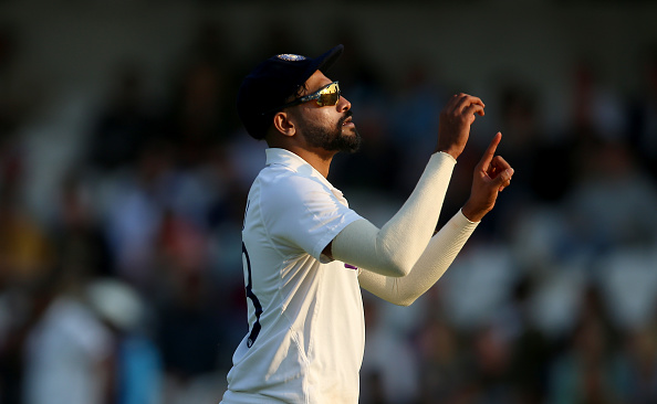 Mohammed Siraj gestures to the England fans | Getty Images