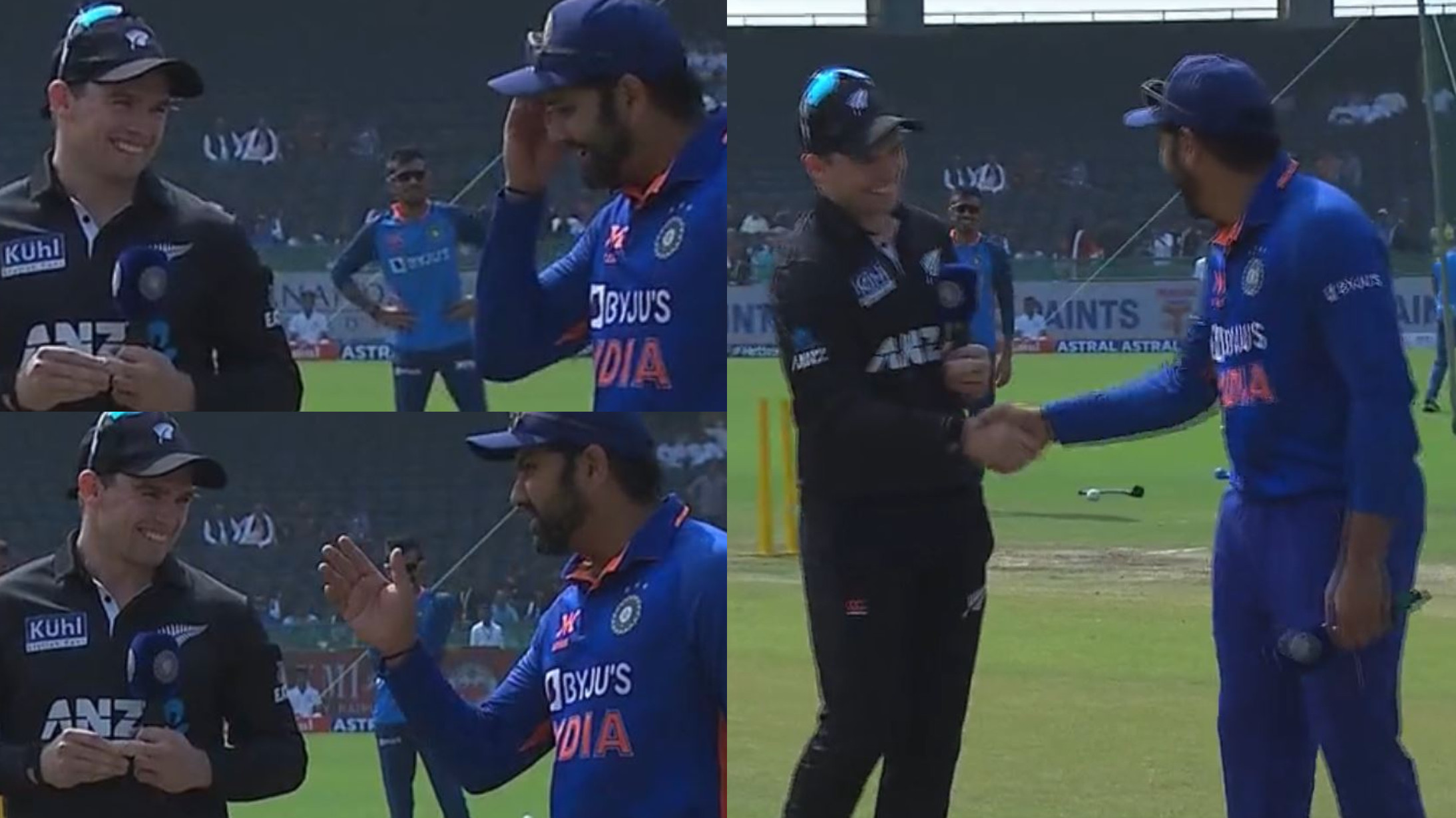IND v NZ 2023: WATCH- Rohit Sharma forgets what he had decided to do after winning the toss; gives delayed response