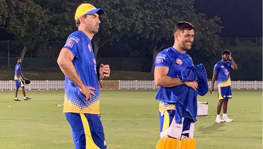 MS Dhoni and Stephen Fleming | Twitter