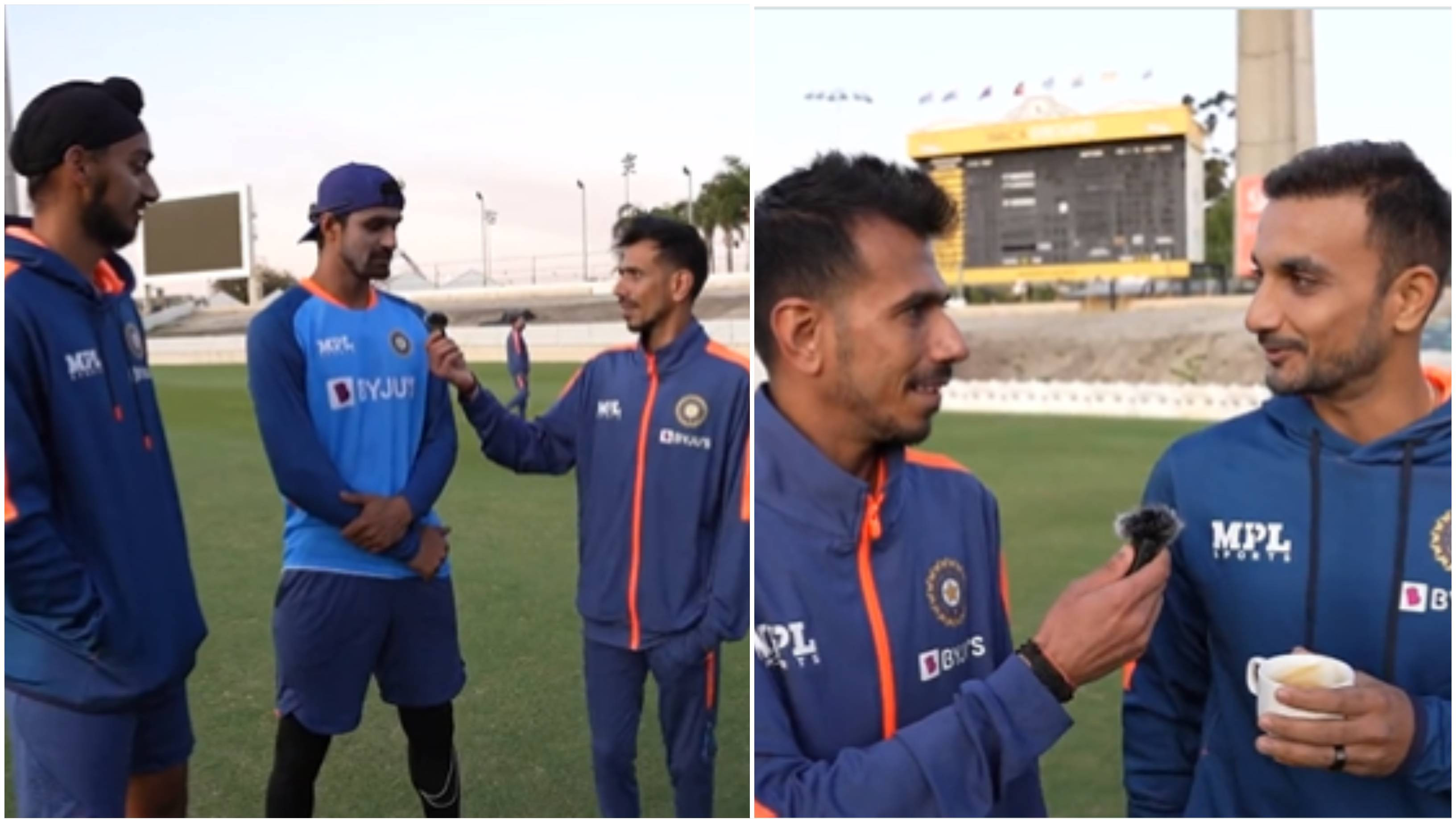 T20 World Cup 2022: WATCH – Indian players dealing with freezing cold weather after landing in Perth